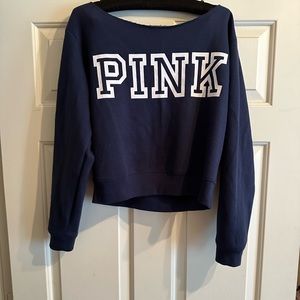 Victoria’s Secret PINK Off Shoulder Sweatshirt